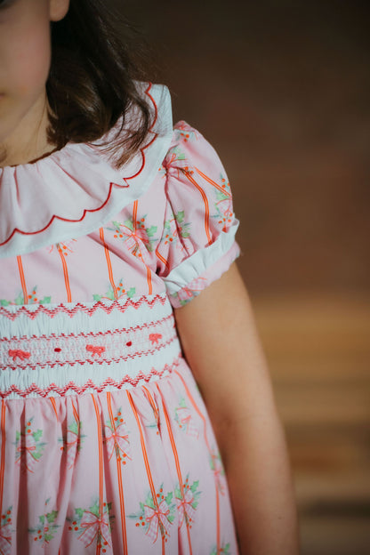 PRE-ORDER Mistletoe Bows Dress