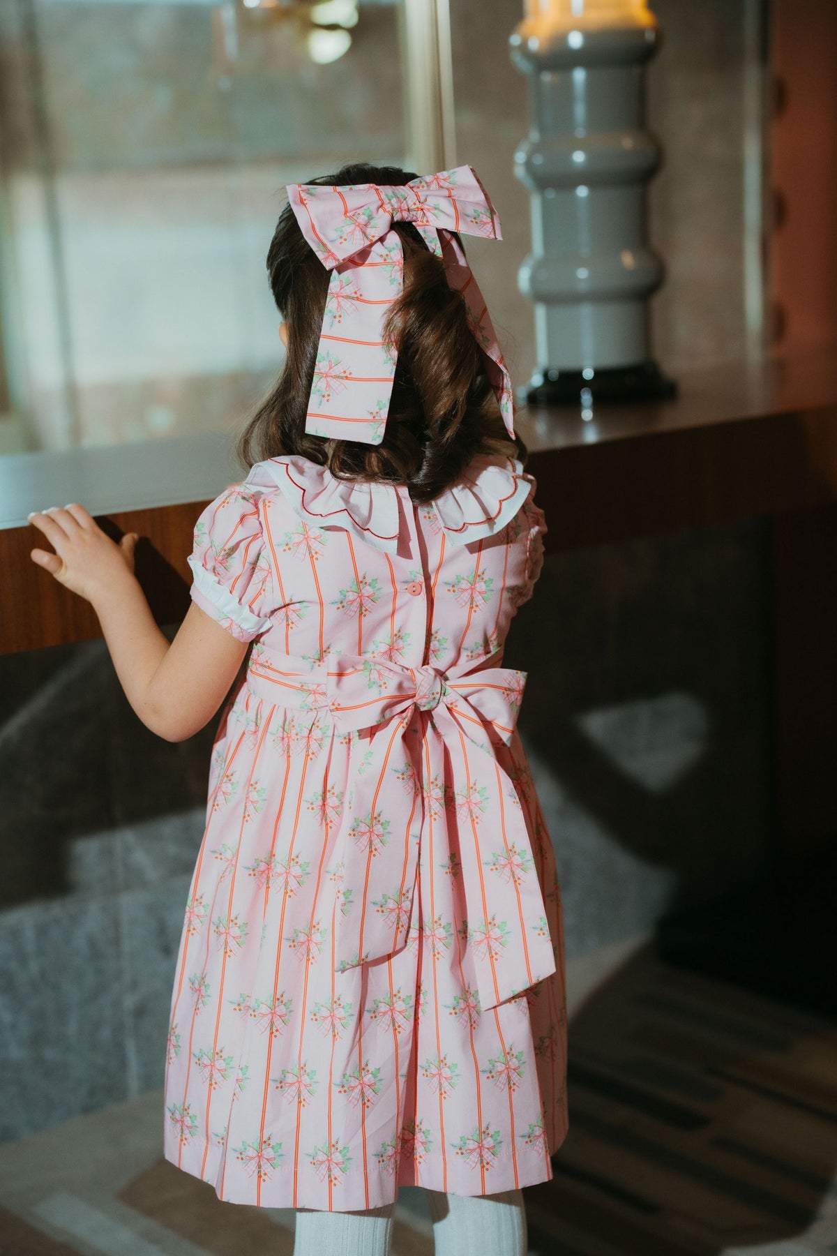 PRE-ORDER Mistletoe Bows Dress