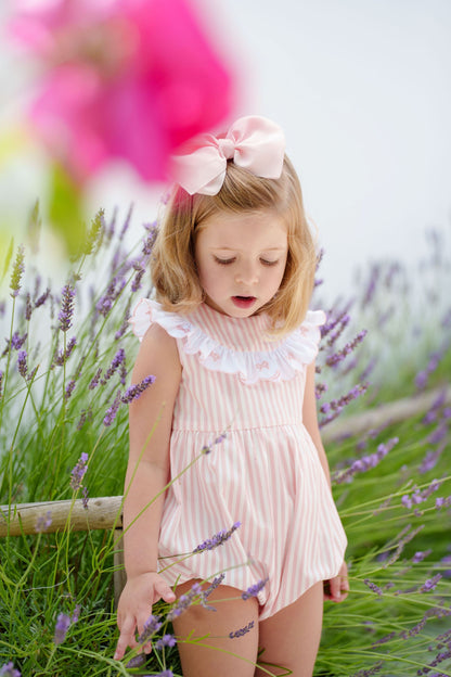 Flamingo Stripes Romper