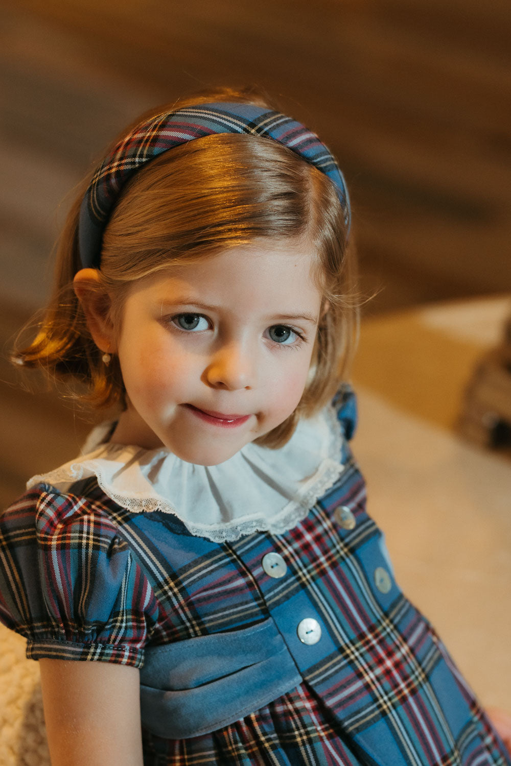 Snow Plaid Romper