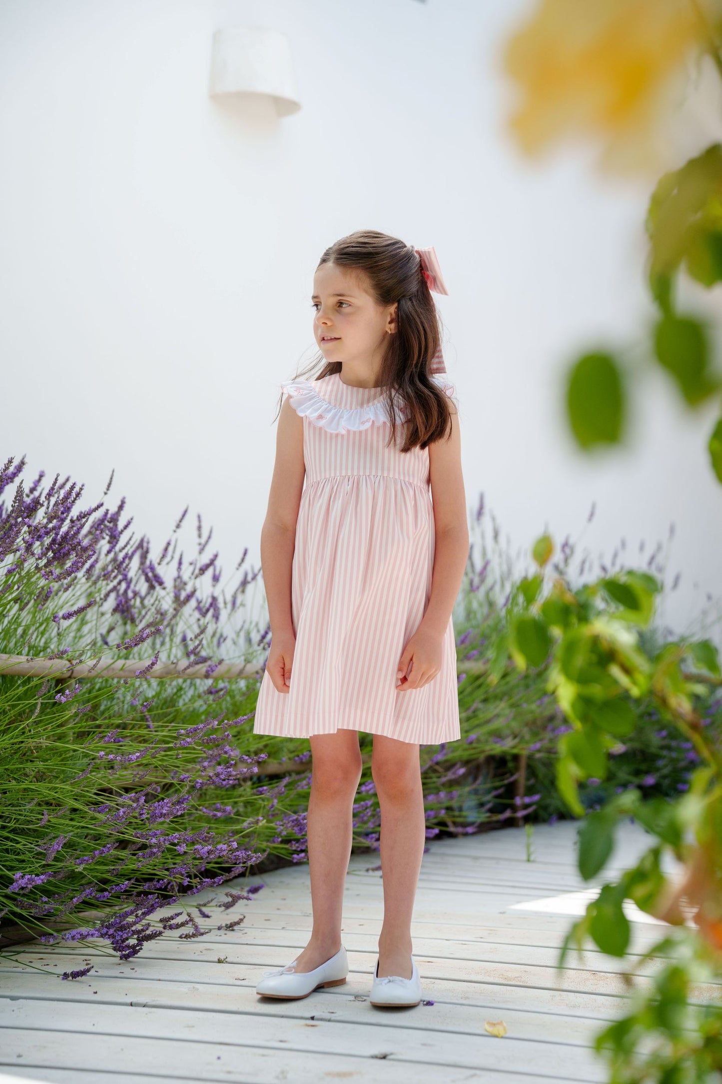 Flamingo Stripes Dress