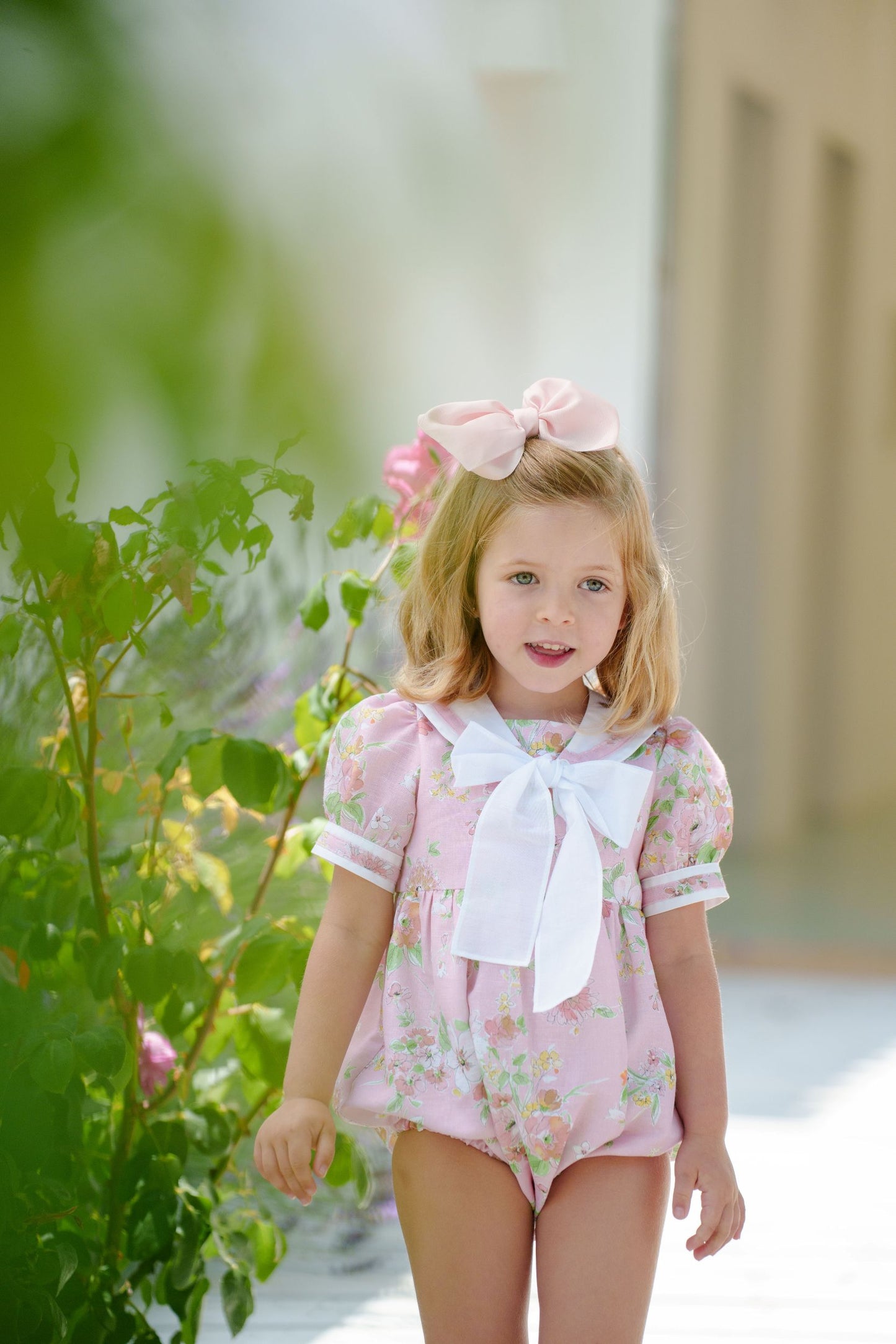 PRE-ORDER Linen Floral Romper