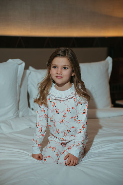 Santa Trellis Girl Pajama