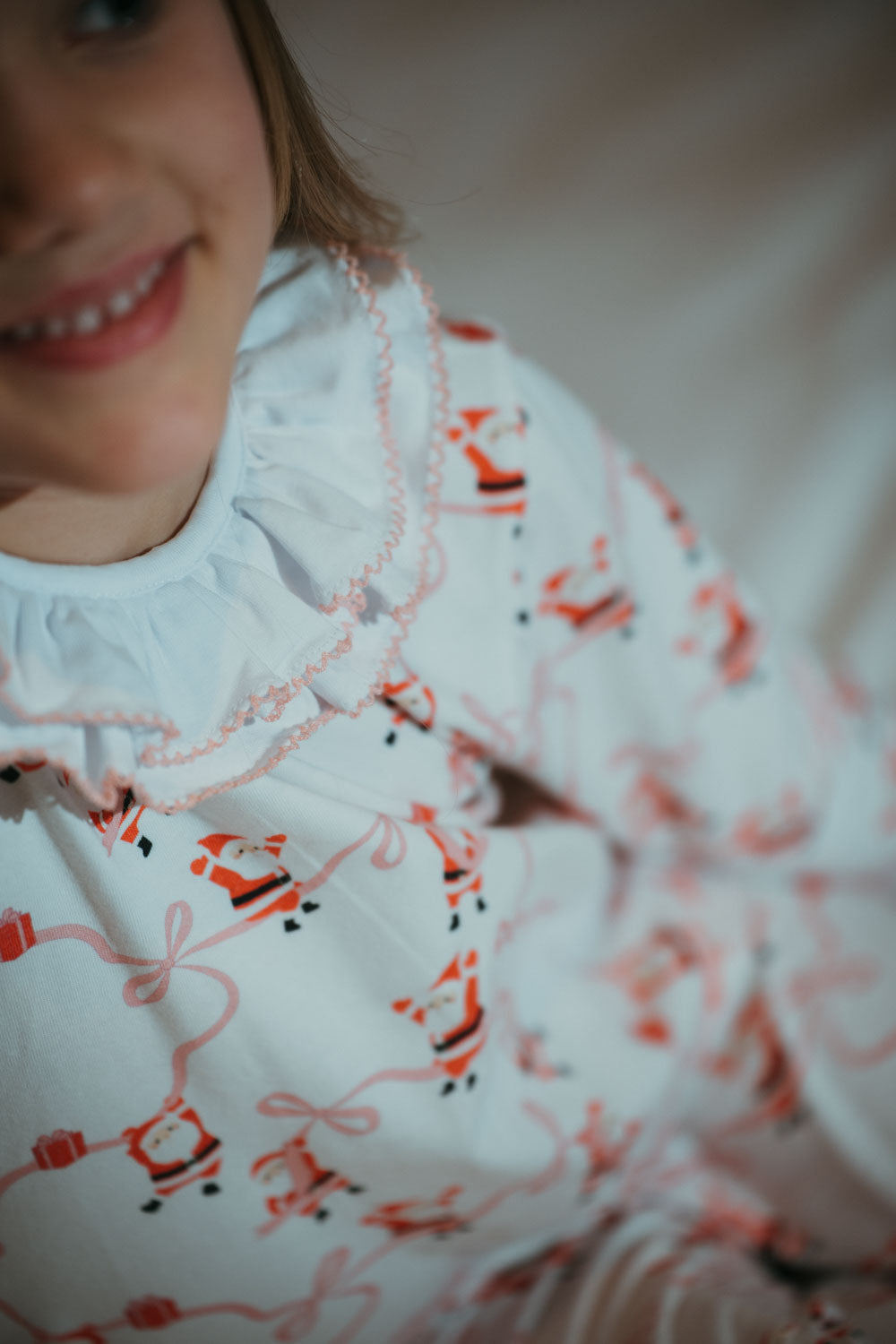 Santa Trellis Girl Pajama