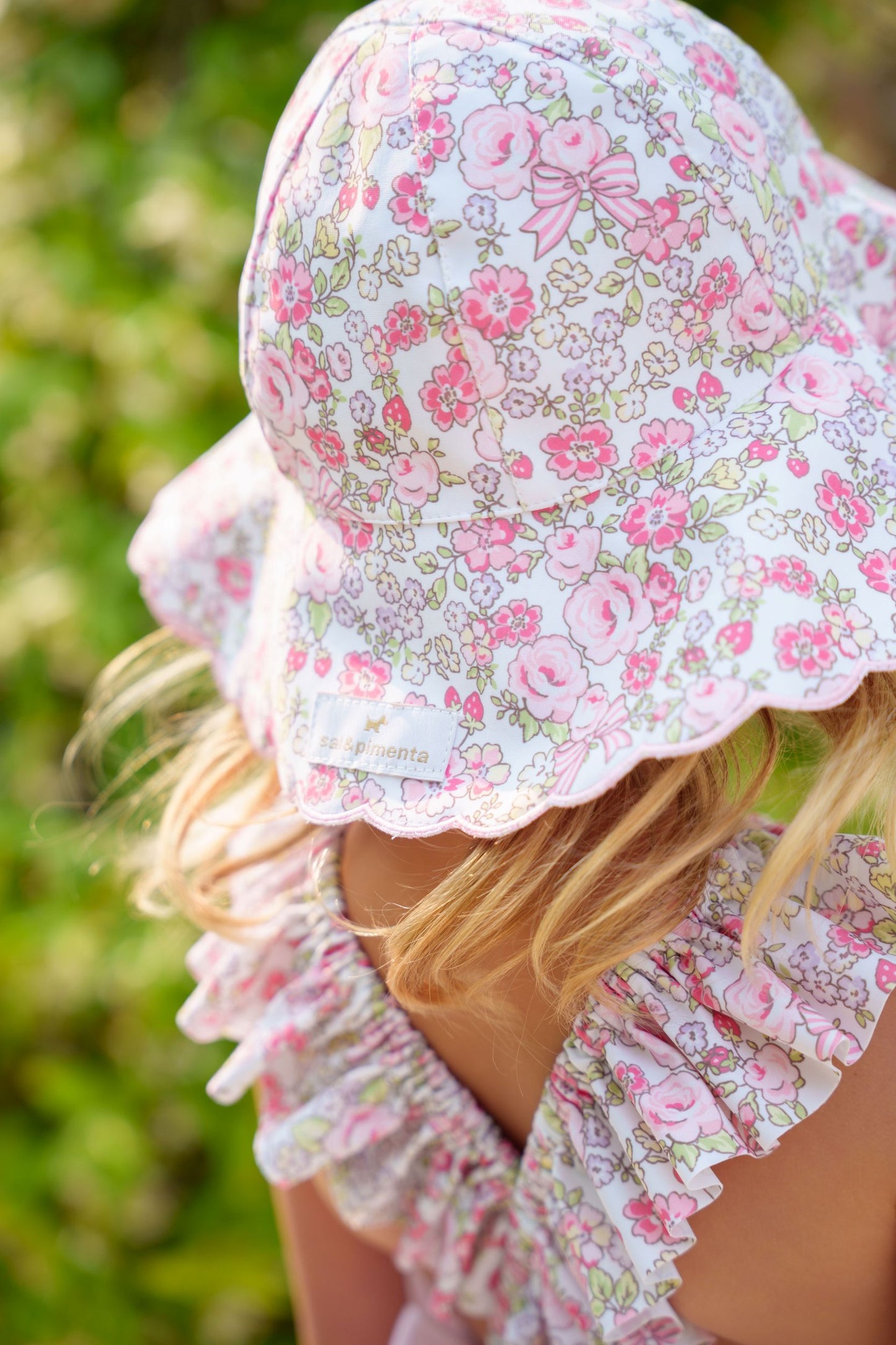 Pink Wonderland Lycra Sunny Hat