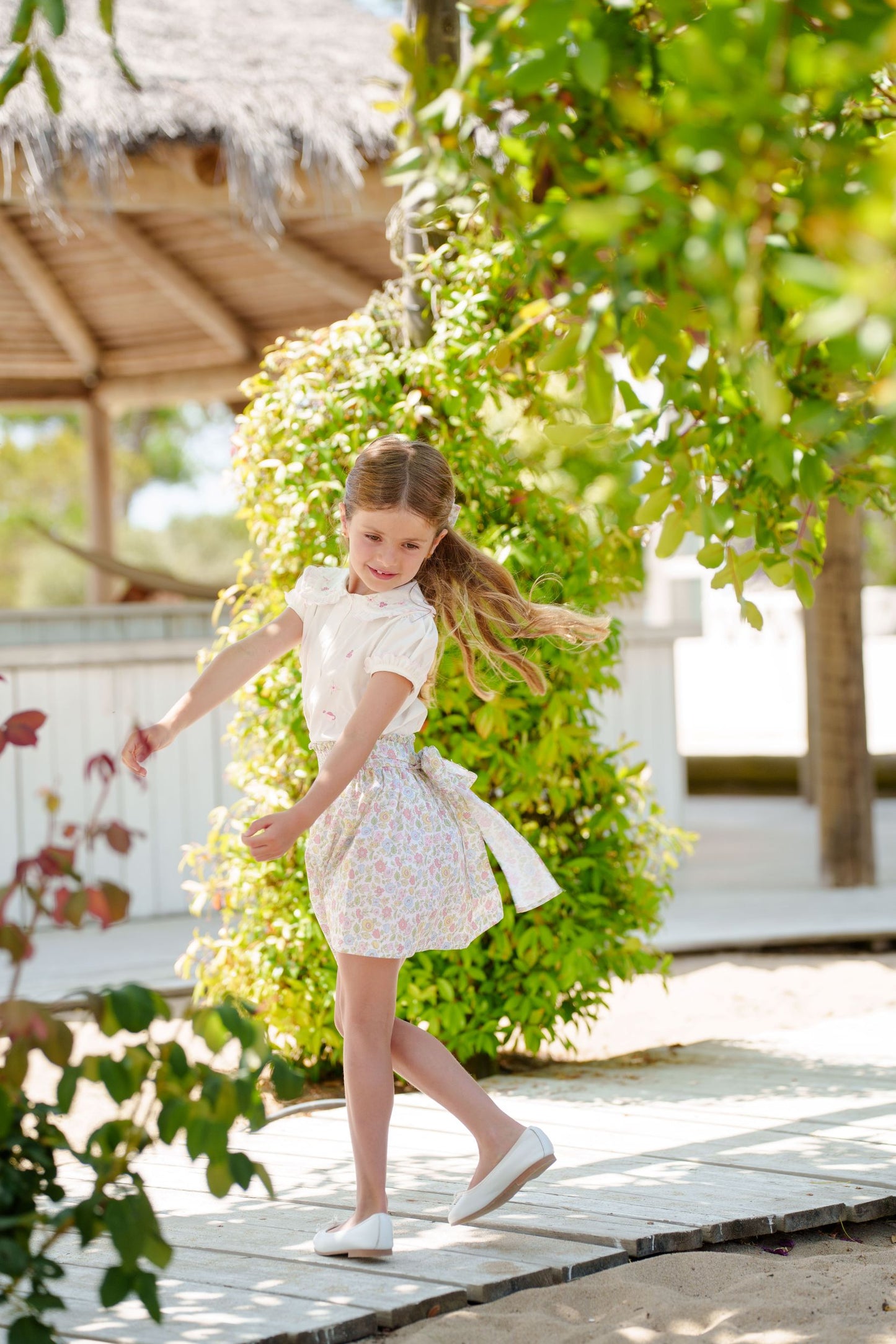 SAMPLE Summer Floral Skirt