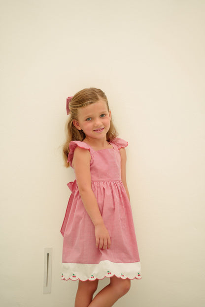 PRE-ORDER Red Cherries Dress