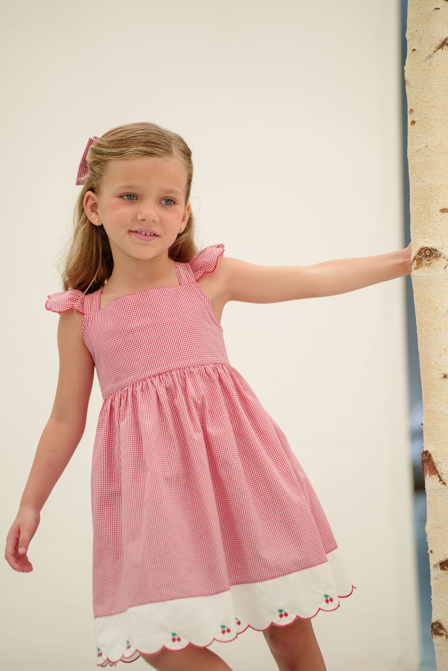 PRE-ORDER Red Cherries Dress