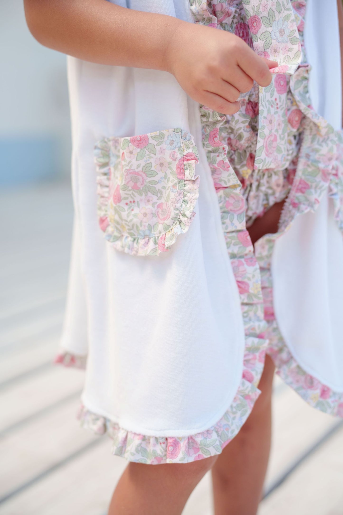 SAMPLE Pink Floral Cover-Up