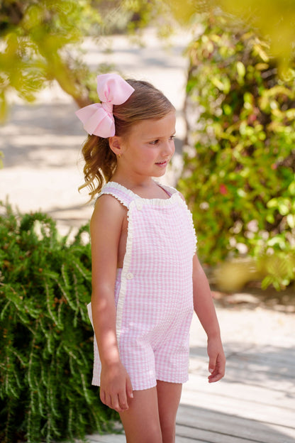 Pink Gingham Shortall