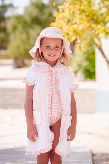 Flamingo Stripes Sunny Hat