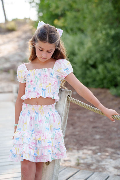 SAMPLE Maryland Rainbow Bows Skirt