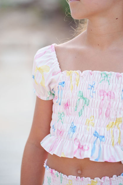 SAMPLE Maryland Rainbow Bows Top