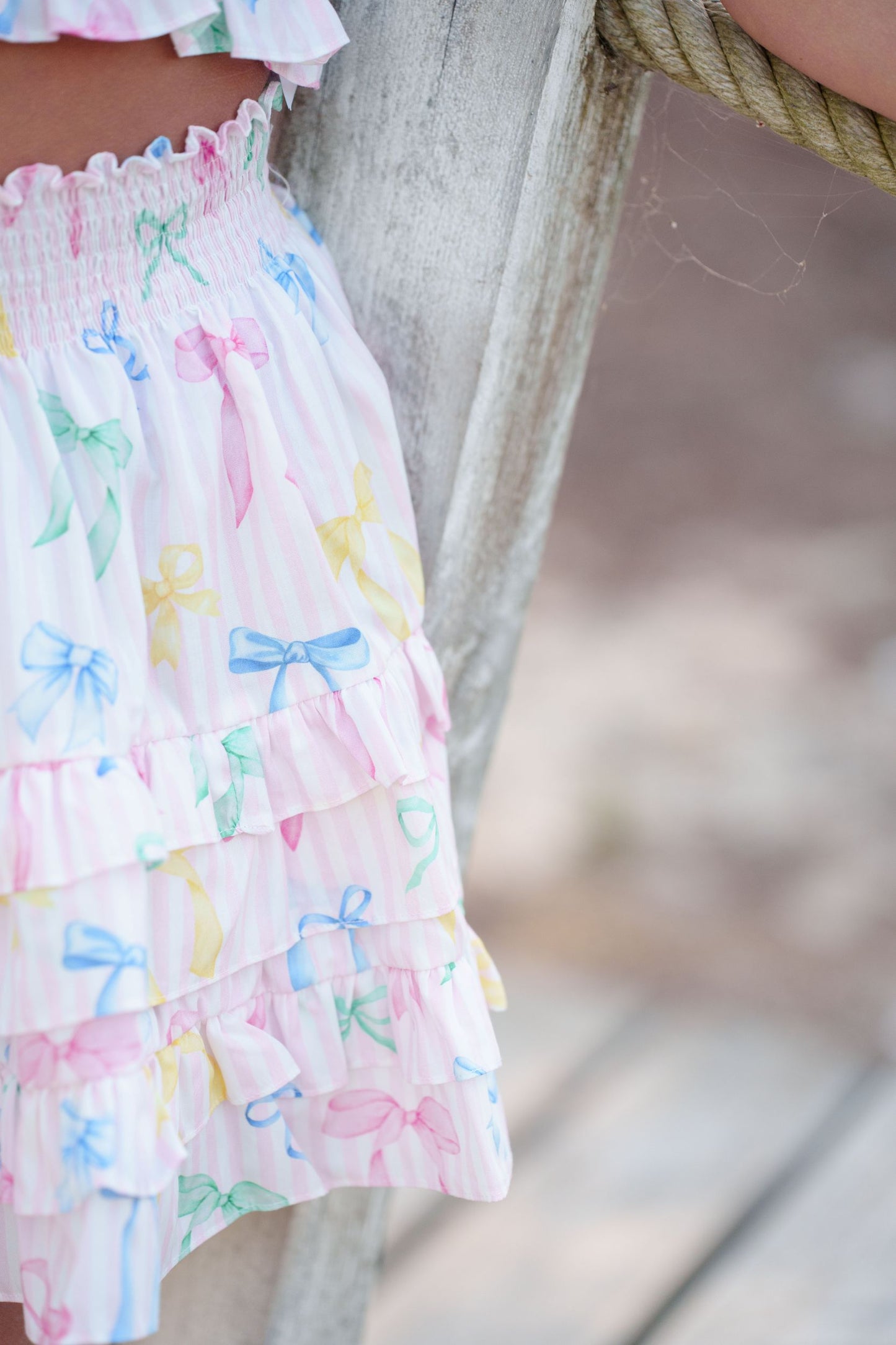 SAMPLE Maryland Rainbow Bows Skirt