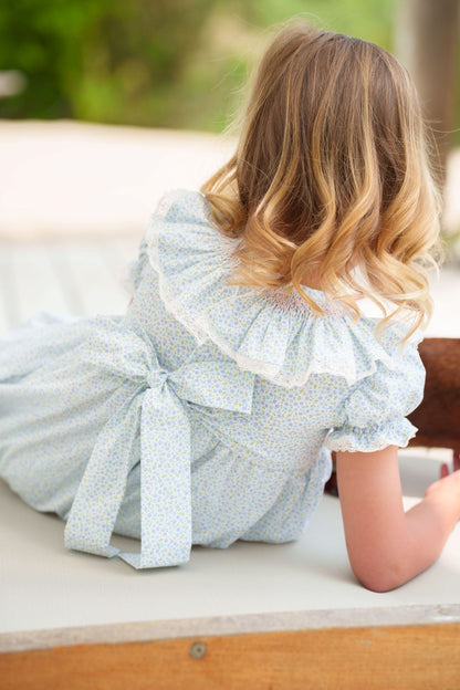 Blue Blossoms Romper