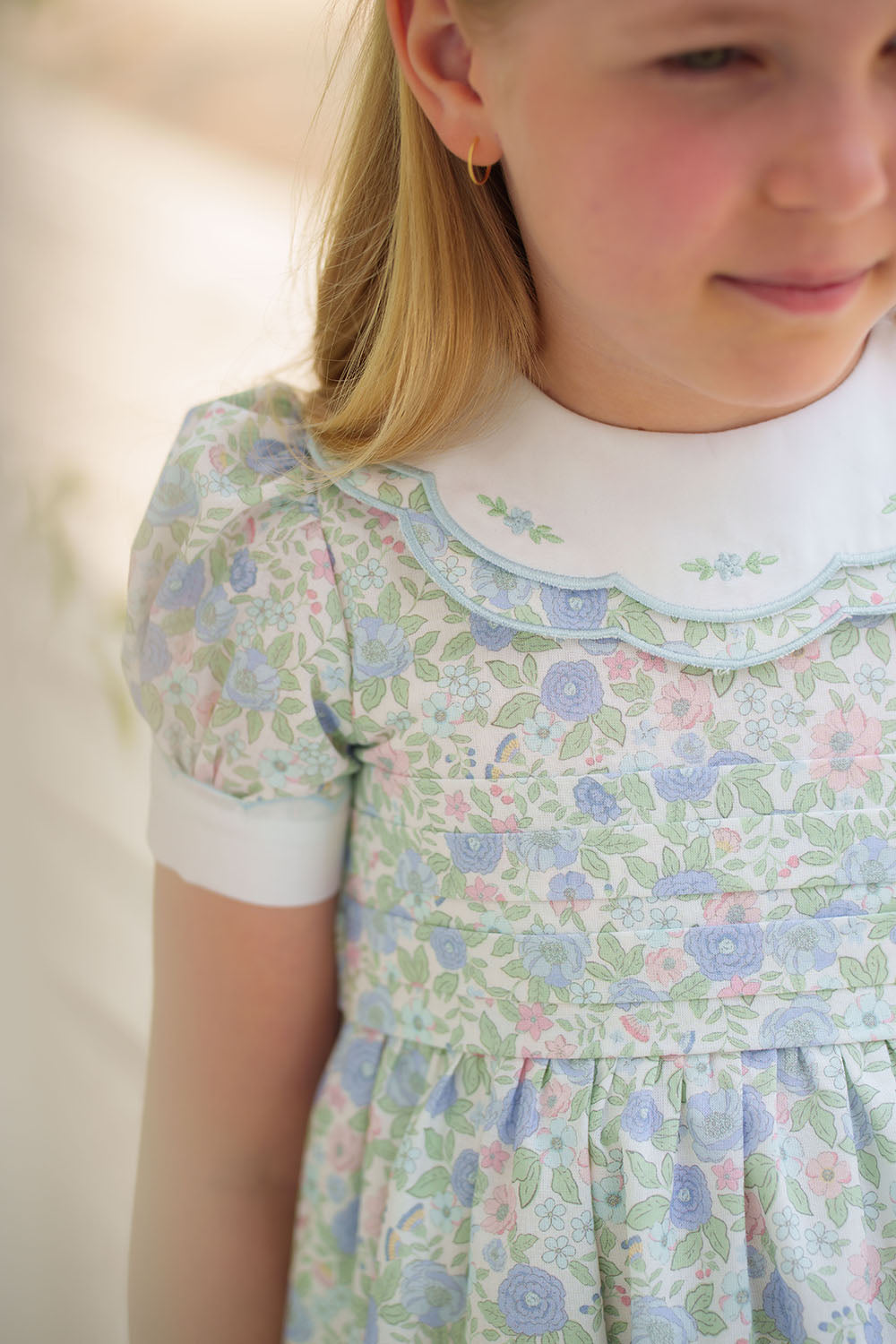Blue Floral Dress