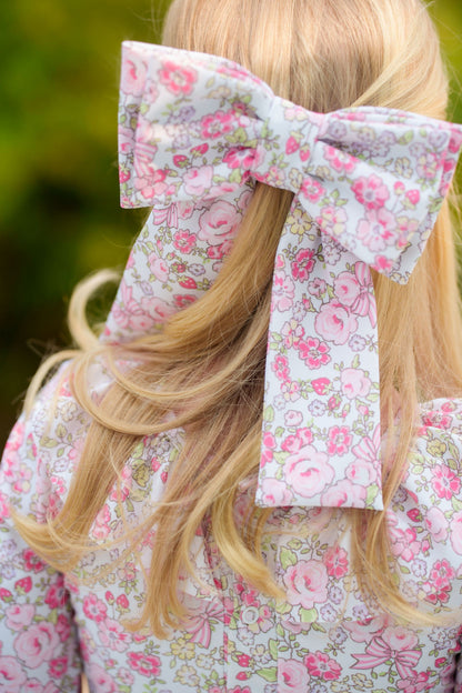 Pink Wonderland Lycra Big Hair Clip