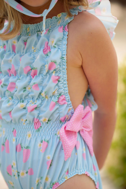 PRE-ORDER Summer Berries Frilled Swimsuit