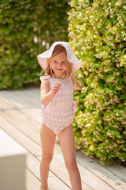 PRE-ORDER Romantic Floral Lycra Sunny Hat