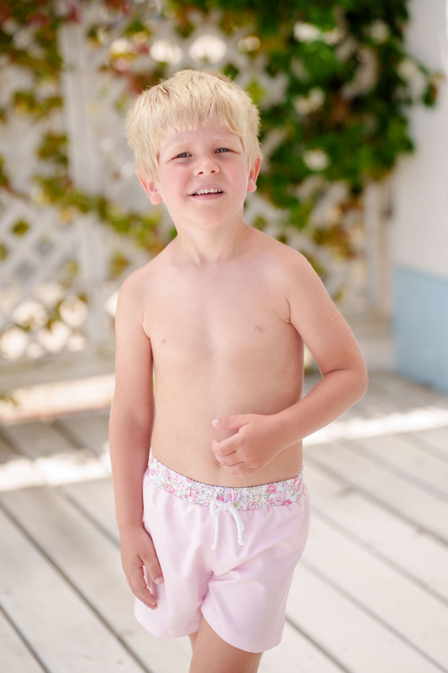 Pink Wonderland Trunks