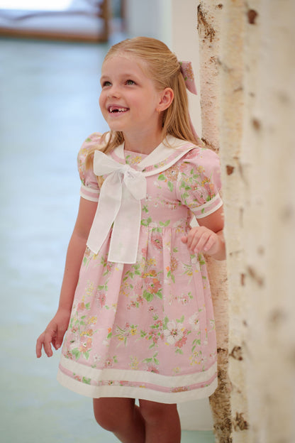 PRE-ORDER Linen Floral Dress