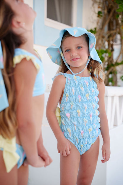 Ice-Cream Frilled Swimsuit