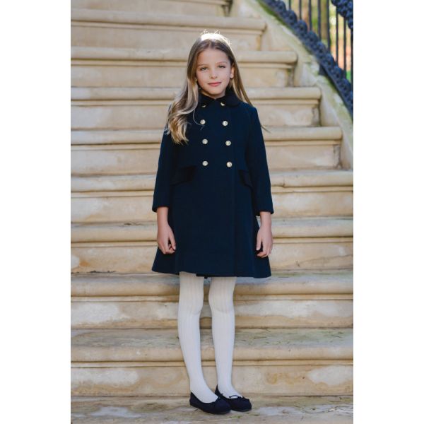 Navy Princess Coat