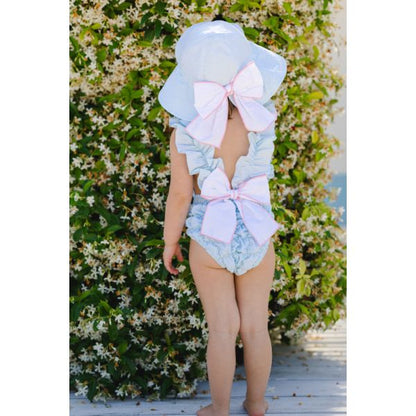 Mint Berries Cotton Frilled Swimsuit