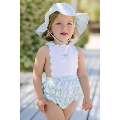 Mint Bows Sunny Hat