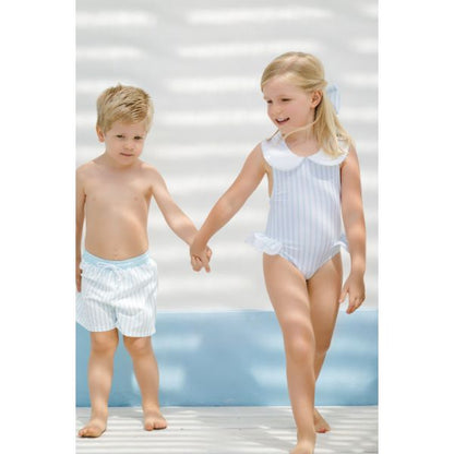 Stripes Blue Trunks