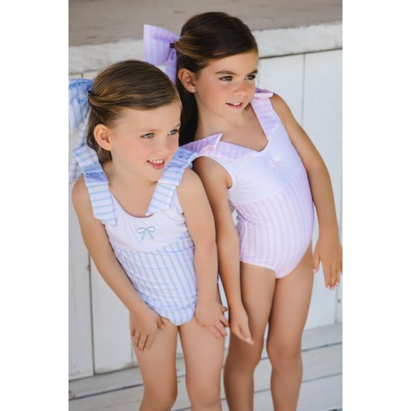 Stripes Blue Swimsuit