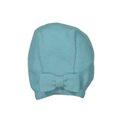 Water Green Knit Bonnet