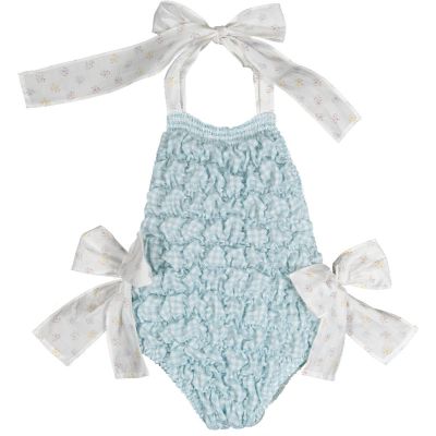 Praiano Cotton Frilled Swimsuit