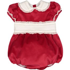 Sal & hotsell Pimenta Dusty Pink Velvet Romper 18M