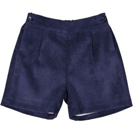 Dormouse Navy Corduroy Boy Shorts